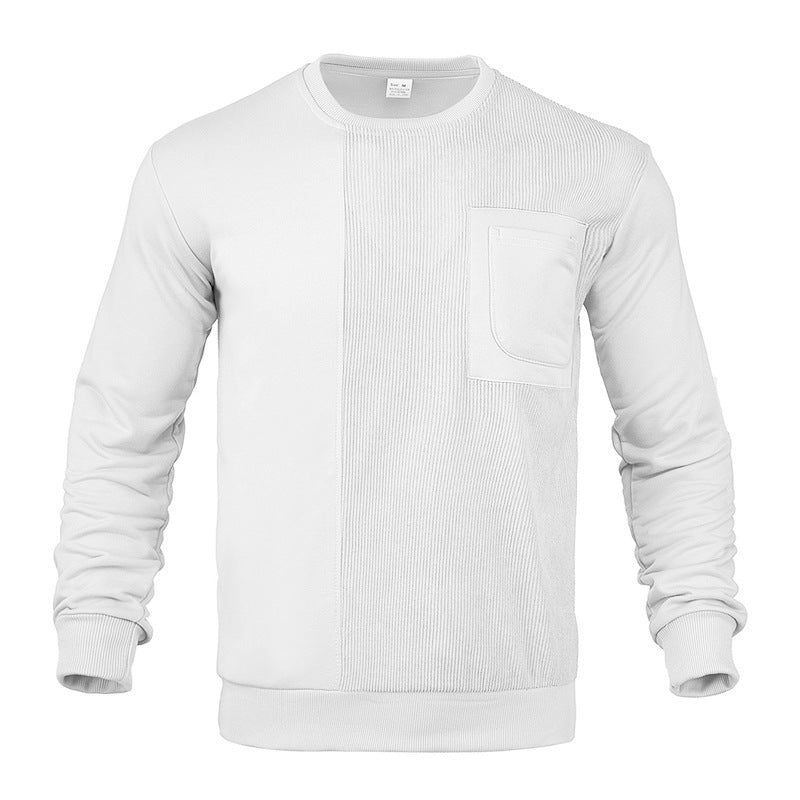 Stylisches Herren Sweatshirt mit Brusttasche